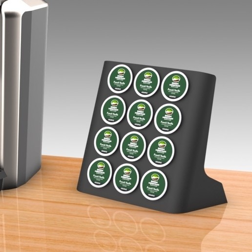 Download STL file Keurig KCup Modern Stand Large, Medium and Mini